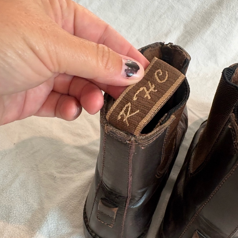 Kids Brown Riding Boots - Picture 4 of 7
